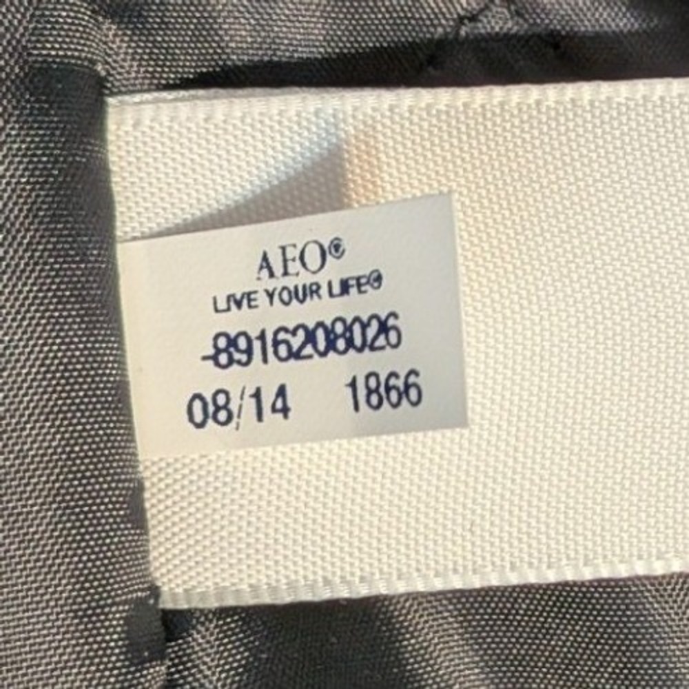 NEW American Eagle XL $120 Charcoal Gray Wool Blend Double Breasted Peacoat Coat - Picture 6 of 11